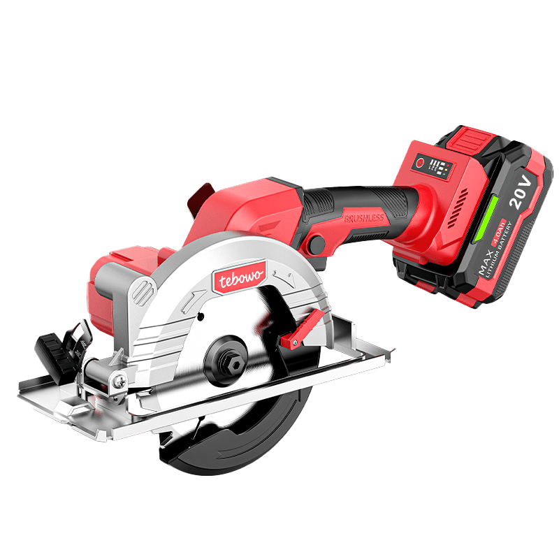 Tebowo red 20V cordless heat gun on a black background