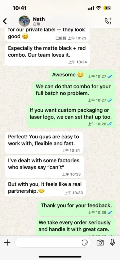 tebowo Lithium Battery Tools Customer WhatsApp Reviews 3