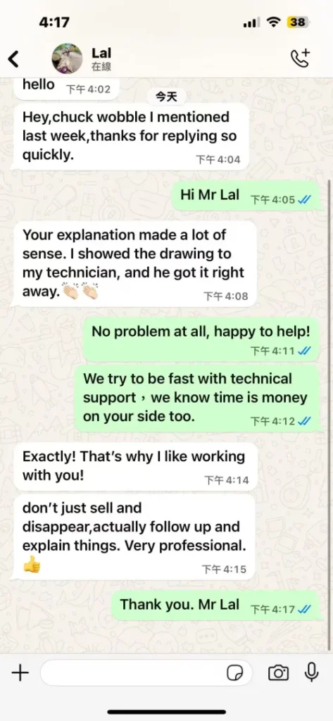 tebowo Lithium Battery Tools Customer WhatsApp Reviews 4