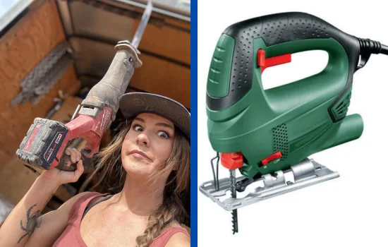 Cordless reciprocating saw and corded jigsaw comparison