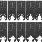 Set of oscillating multi-tool plunge-cut blades